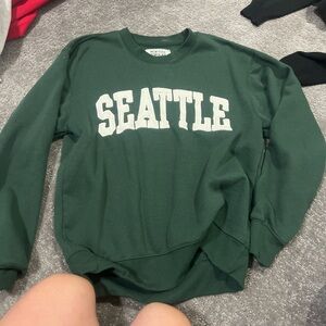 Green Seattle Sweatshirt